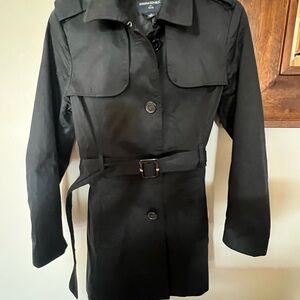 Banana Republic Classic Black Trench Coat